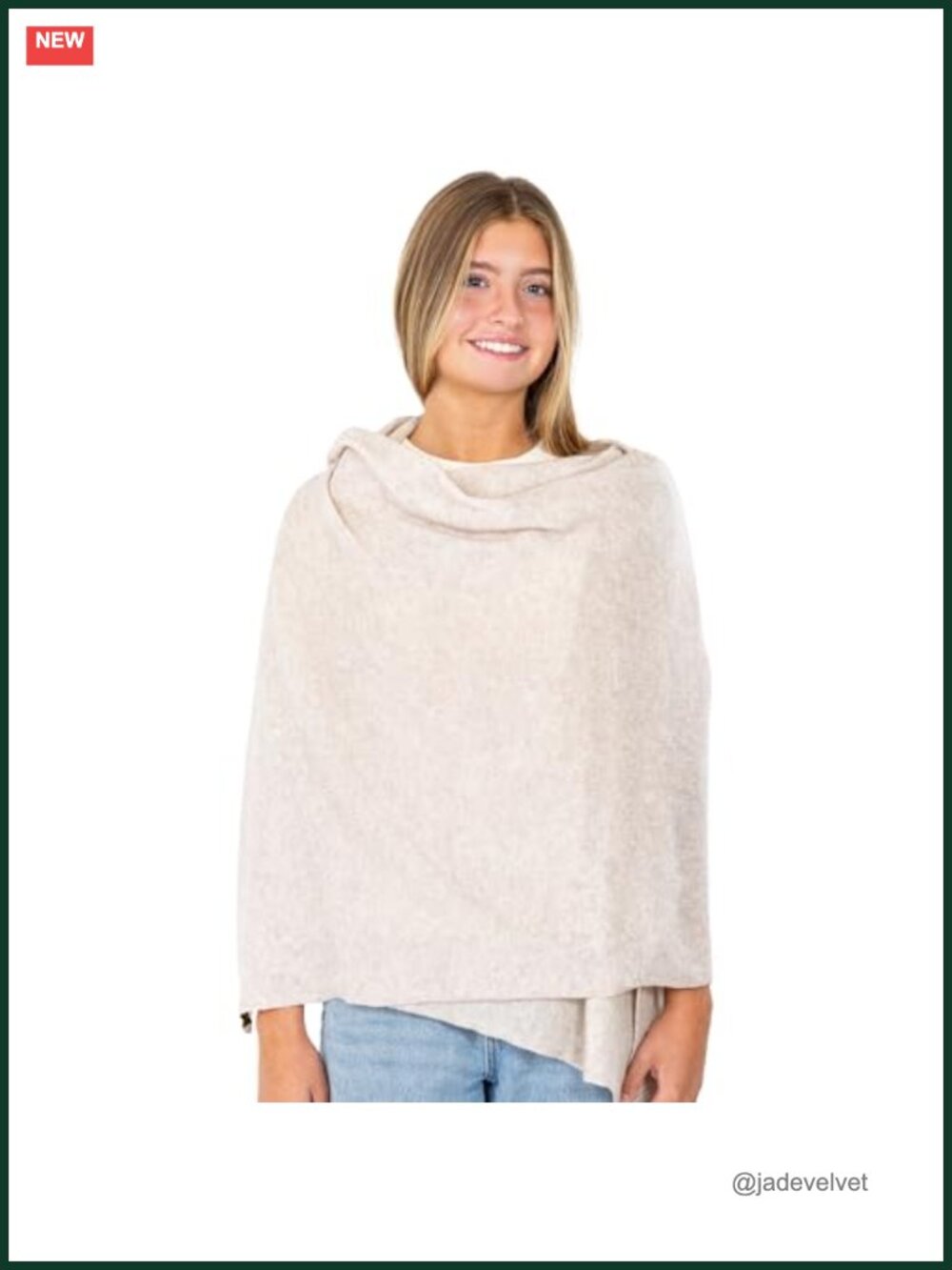 Cashmere Wool Blend Pashmina Shawl Wrap Scarf 78x27 Large